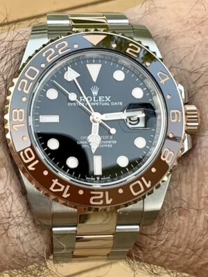 Superclone Rolex GMT-Master II 40mm Black Dial 126711CHNR Root Beer photo review