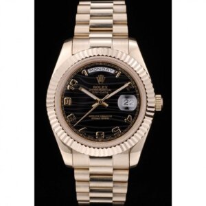 Superclone Rolex Day-Date 40mm Black Dial 41998