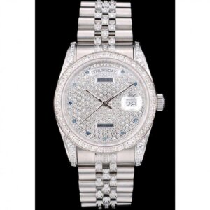 Rolex Day-Date 36 mm con esfera de diamantes 41985