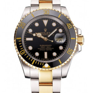 Superclone Rolex Submariner 41mm schwarzes Zifferblatt PR16233BG