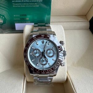 Superclone Rolex Daytona 40 mm Ice blue Dial 116506 “Platona”