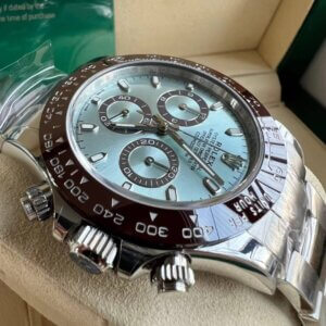 Superclone Rolex Daytona 40 mm Ice blue Dial 116506 “Platona”