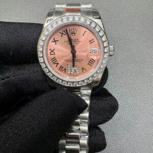 Rolex Datejust 31mm Pink set with diamonds Dial 278384RBR