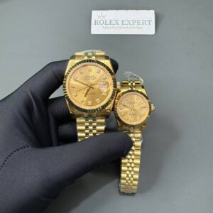 Rolex Datejust 36/28 mm RG/RG Jub Gold/Cadran