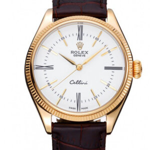 Rolex Cellini 40 mm Weißes Zifferblatt 622833