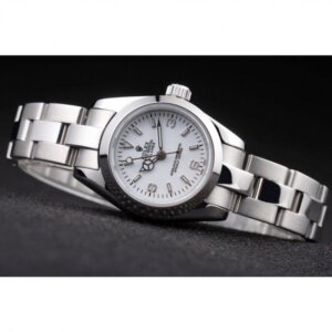Rolex Explorer 26 mm mit weißem Zifferblatt 98088