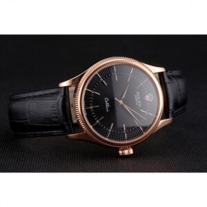 Superclone Rolex Cellini 38mm Black Dial REP016815