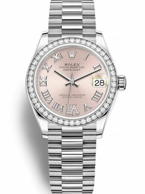 Rolex Datejust 31mm Pink set with diamonds Dial 278384RBR photo review