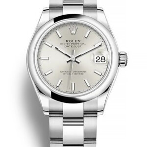 Superclone Rolex Datejust 31mm Silbernes Zifferblatt 278240