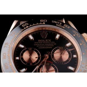 Rolex Daytona 39 mm schwarzes Zifferblatt REP016831