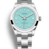 Rolex Oyster Perpetual Lady 31 mm Tiffany Blue wijzerplaat 277200