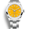 Rolex Oyster Perpetual Lady 31 mm mit gelbem Zifferblatt 277200
