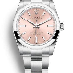 Rolex Oyster Perpetual Lady 34mm Cadran Rose 124200