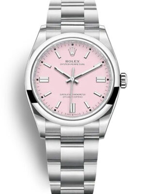 Rolex Oyster Perpetual Lady 36mm Candy Pink Dial 126000 photo review