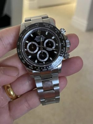 Superclone Rolex Daytona 40 mm Black Dial 126500LN “Godzilla” photo review
