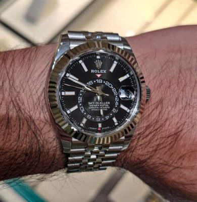 Superclone Rolex Sky-Dweller 42 mm Intense white Dial 336934 photo review