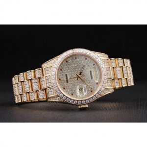 Superclone Rolex Day-Date 37mm Diamant-Zifferblatt 621615
