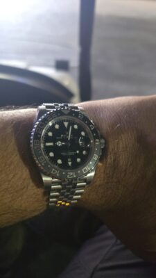 Superclone Rolex GMT-Master II 126710GRNR “Bruce Wayne” Oyster 2024 photo review