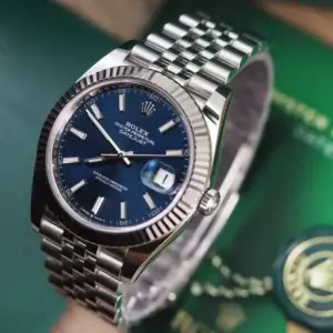Rolex Datejust 41mm blaues Zifferblatt 126334 Jubilee
