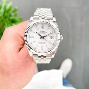 Rolex Datejust 41mm White Dial 126334 Jubilee Flutted