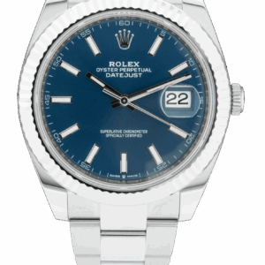 Rolex Datejust 41mm Blue Dial 126334 Oyster