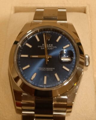 Superclone Rolex Datejust 41mm Rhodium Dial 126334 “Wimbledon” Flutted / Oyster photo review