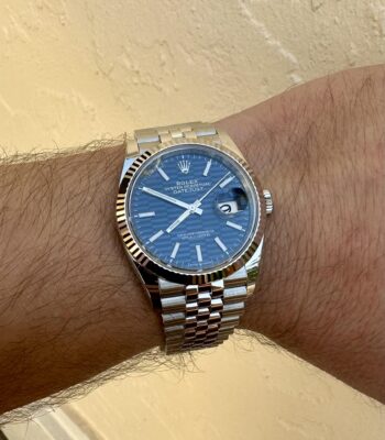 Rolex Datejust 41mm Blue Dial 126334 Jubilee photo review