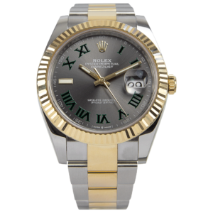 Rolex Datejust II 41mm Rhodium Dial 126333 “Wimbledon” Two-Tone Oyster