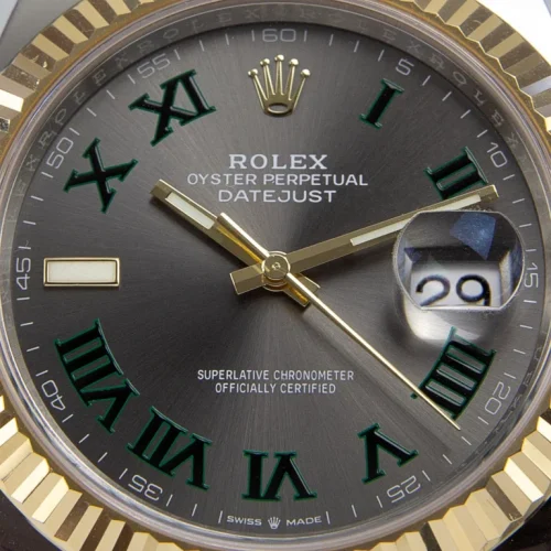 Superclone Rolex Datejust 41mm Rhodium Dial 126333 “Wimbledon” Flutted / Jubilee photo review