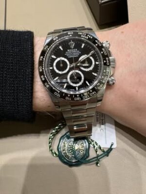 Superclone Rolex Daytona 40 mm Black Dial 126500LN “Godzilla” photo review