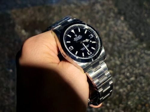 Superclone Rolex Explorer 40 mm Black Dial 128238 photo review