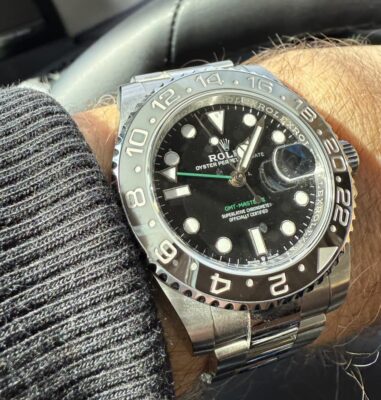 Superclone Rolex GMT-Master II 126710GRNR “Bruce Wayne” Oyster 2024 photo review