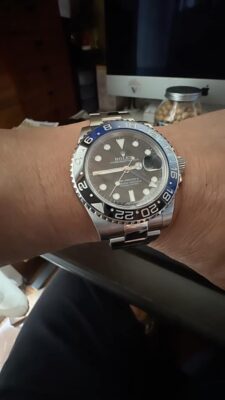 Superclone Rolex GMT-Master II 40mm Black Dial 116710BLNR “Batman” photo review
