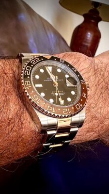 Superclone Rolex GMT-Master II 40mm Black Dial 126711CHNR Root Beer photo review