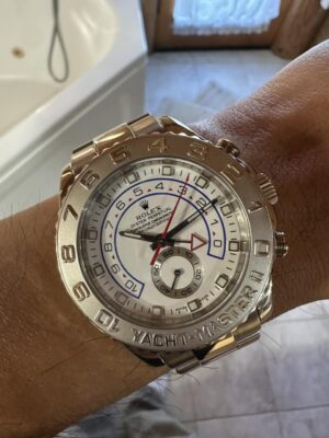 Rolex Yacht-Master 44mm White Dial 116689 photo review