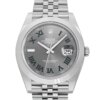 Superclone Rolex Datejust 41 mm Rhodium-Zifferblatt 126300 “Wimbledon” Jubilee