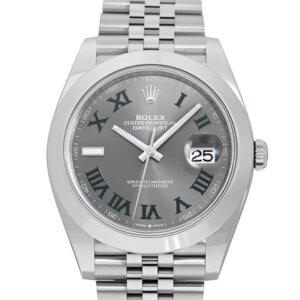 Superclone Rolex Datejust 41mm Rhodium Dial 126300 “Wimbledon” Jubilee