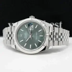 Rolex Datejust 41mm Green Dial 126334 Jubilee