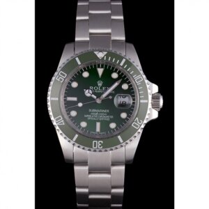 Superclone Rolex Submariner 40mm met groene wijzerplaat en uurwerk - SRL51