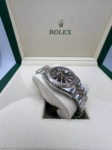 Superclone Rolex Datejust 36 mm Chocolate Dial 126231 Jubilee photo review