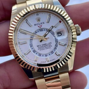 Superclone Rolex Sky-Dweller 42 mm Intense white Dial 336938