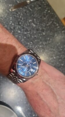 Superclone Rolex Sky-Dweller 42 mm Intense white Dial 336934 photo review