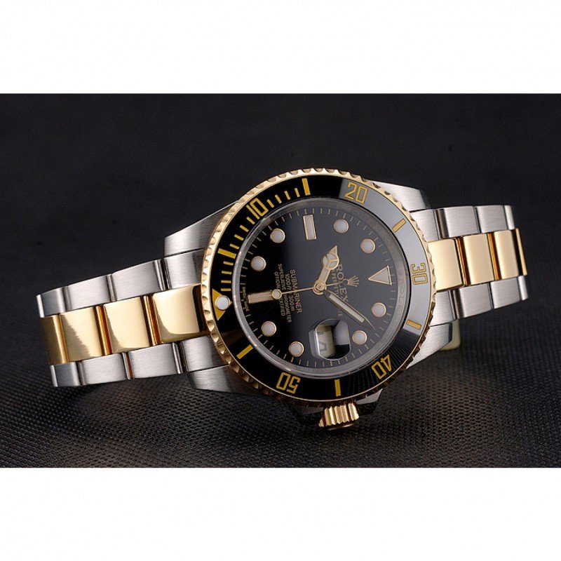 Superclone Rolex Submariner 41mm schwarzes Zifferblatt PR16233BG