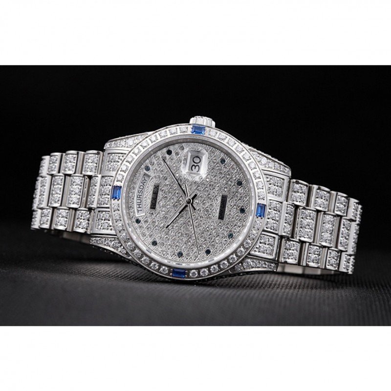 Superclone Rolex Day-Date 37mm Diamond Dial 621613