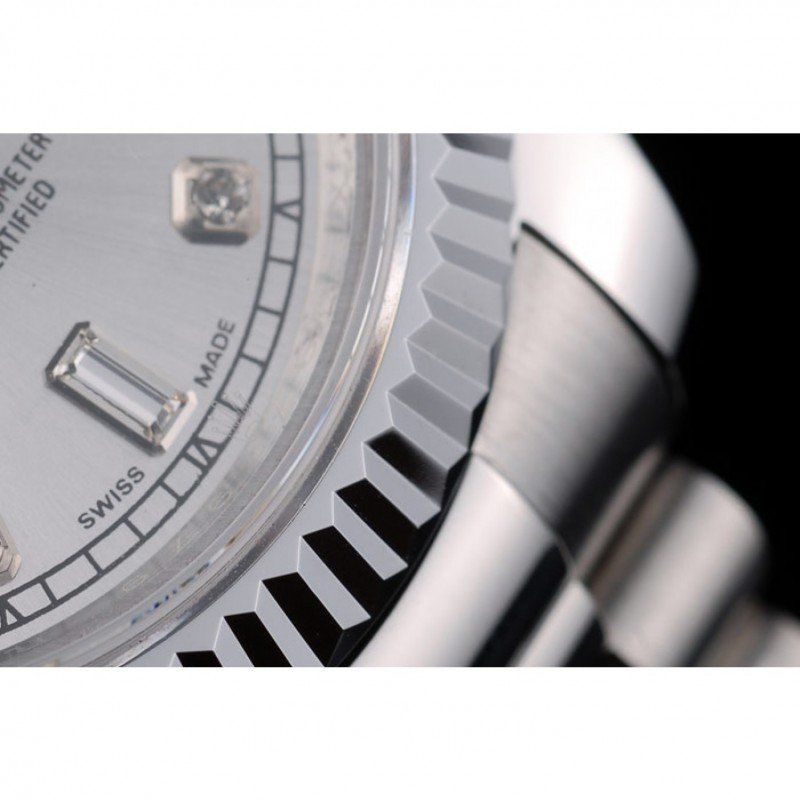 Superclone Rolex Day-Date 40mm Silver Dial 41995