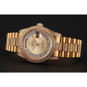Superclone Rolex Day-Date 37 mm Goldzifferblatt 1453954