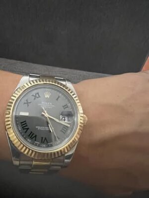 Superclone Rolex Datejust 41mm Rhodium Dial 126333 “Wimbledon” Flutted / Jubilee photo review