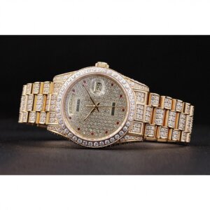 Superclone Rolex Day-Date 37mm Diamant-Zifferblatt 621615