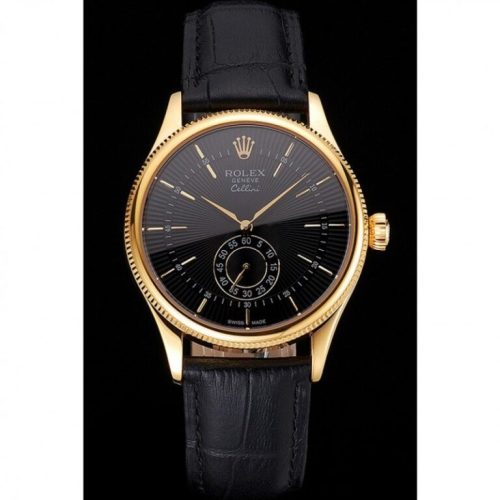 Superclone Rolex Cellini 38mm Black Dial REP016806 photo review