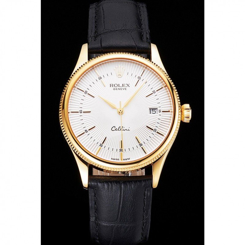 Superclone Rolex Cellini 38mm White Dial REP016791